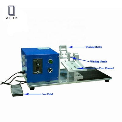 Laboratory Manual Battery Cell Making Machine For Cylindrical Cell Winding 40W